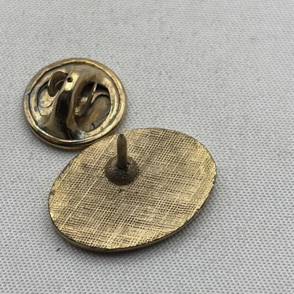 Vintage 80s National Exchange Club Forward In Unity Lapel Hat Pin 86-87 Gold